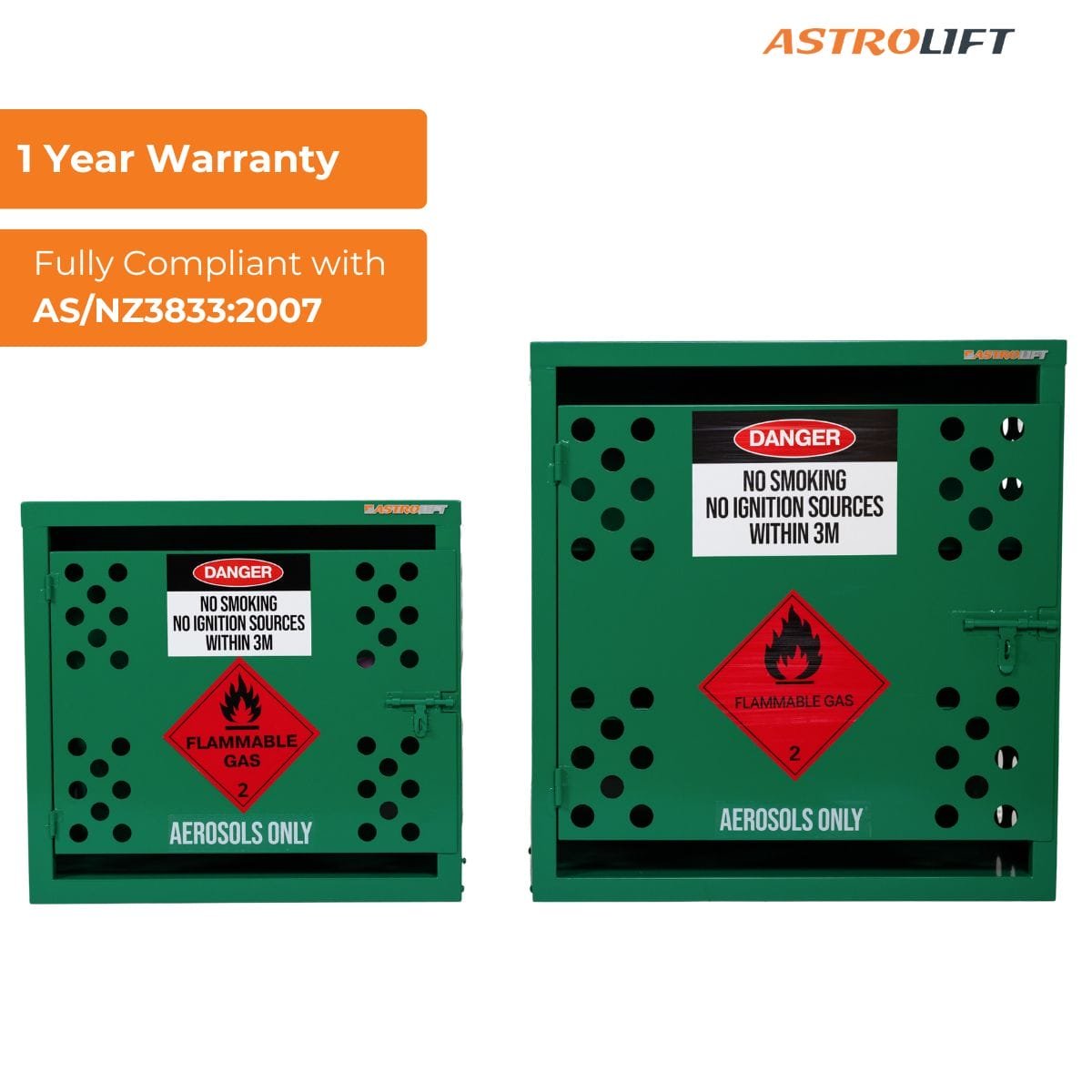 Buy Aerosol Storage Cabinet  in Safety and Protection available at Astrolift NZ